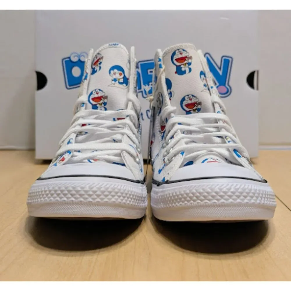 Converse Chuck Taylor All Star Doraemon Cat Robot Unisex High Top Shoes W10 NIB